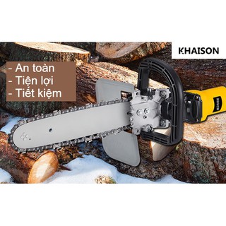 Bộ chuyển đổi lưỡi cưa xích gắn máy mài, máy cắt cầm tay cho máy M10 - M13 có hộp tra nhớt