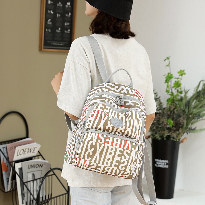 Ba Lô Đi Học/Du Lịch In Hoa Sáng Tạo Thời Trang Phong Cách Mới Sức Chứa Lớn Hợp Xu Hướng Cho Nữ Sinh