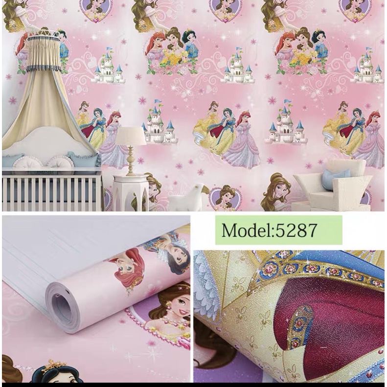 Giấy dán tường kitty_10m decal keo sẵn dài 10 mét khổ rộng 45 cm | BigBuy360 - bigbuy360.vn