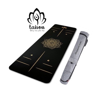 Thảm tập yoga nicegood thảm pu cao su non cao cấp chống trượt 100% bám tốt không đau gối tập gym