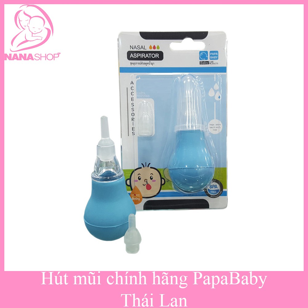 Hút mũi Papa Thái Lan dạng bóng bóp BPAFree