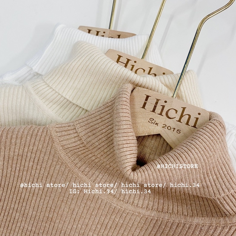 áo len cổ lọ body xịn ẢNH THẬT VIDEO mùa đông hichi | BigBuy360 - bigbuy360.vn