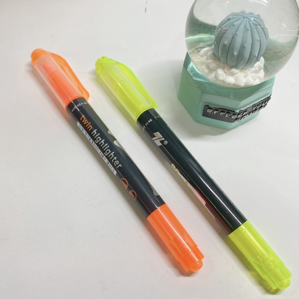 Bút Highlight Halo.zee dạ quang, bút đánh dấu ghi nhớ dòng nhiều màu bắt mắt