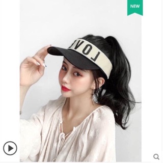 Tóc giả cột xoăn kèm nón