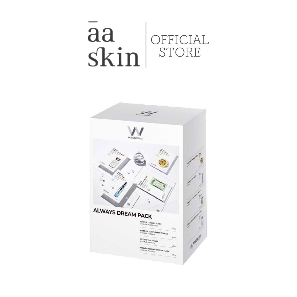 Mặt nạ DR.Wonjin Mix 4 màu 15 miếng- Aaskin Viet Nam Official