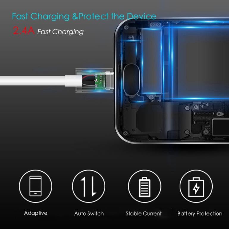 Cáp sạc VANSEN cổng Micro USB C tốc độ cao 3A dành cho các dòng máy hệ điều hành Android