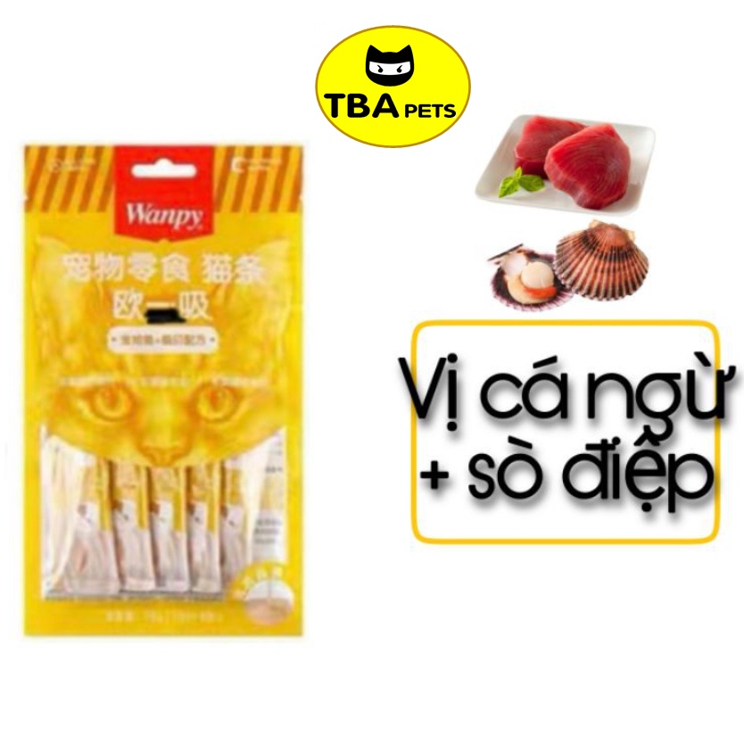 Súp Thưởng dinh dưỡng Wanpy cho Mèo 70gr