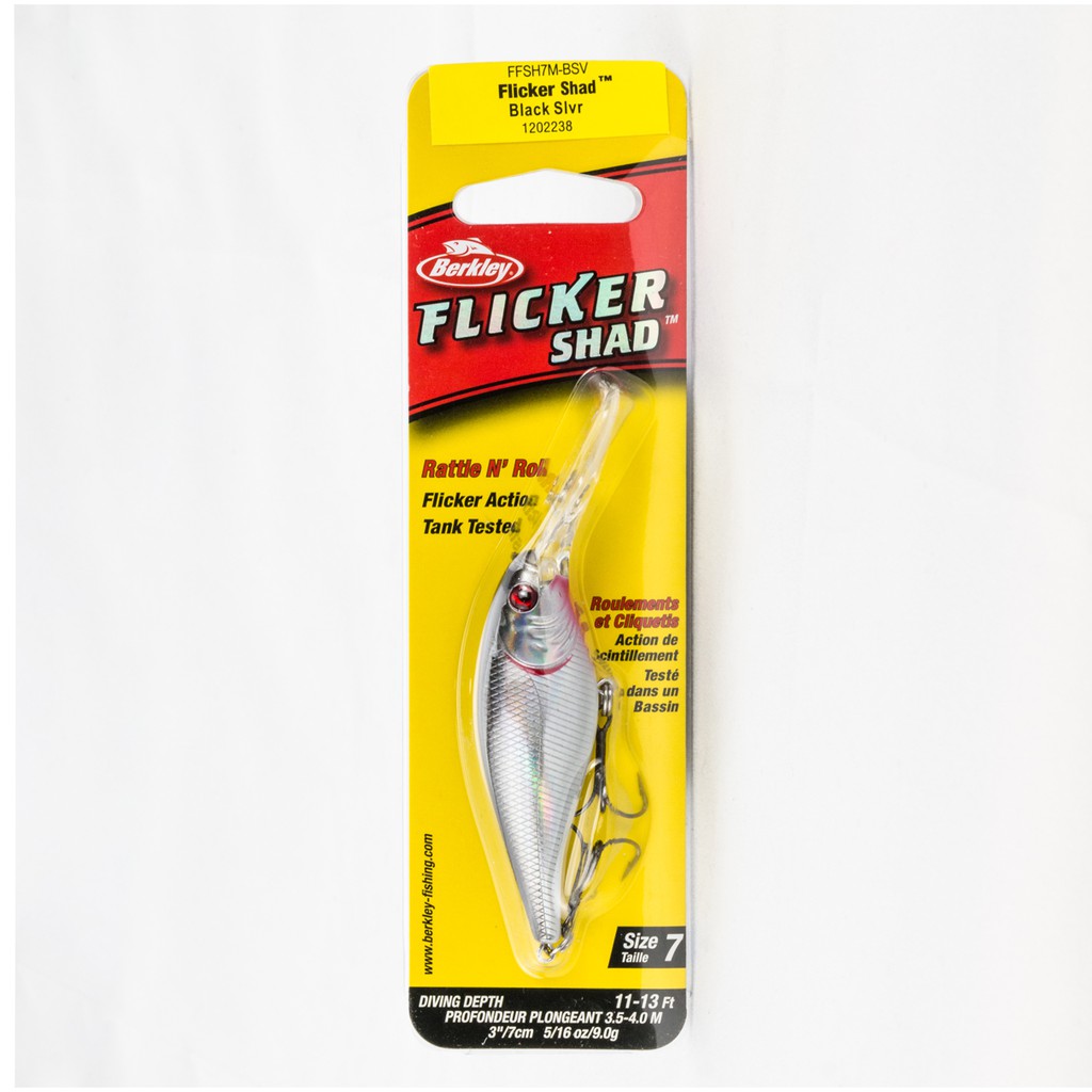 Mồi câu lure cá lóc, cá giả Berkley Flicker Shad 7cm