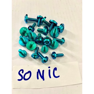Combo 20 ốc dàn áo titan gr5 lục bảo cho sonic