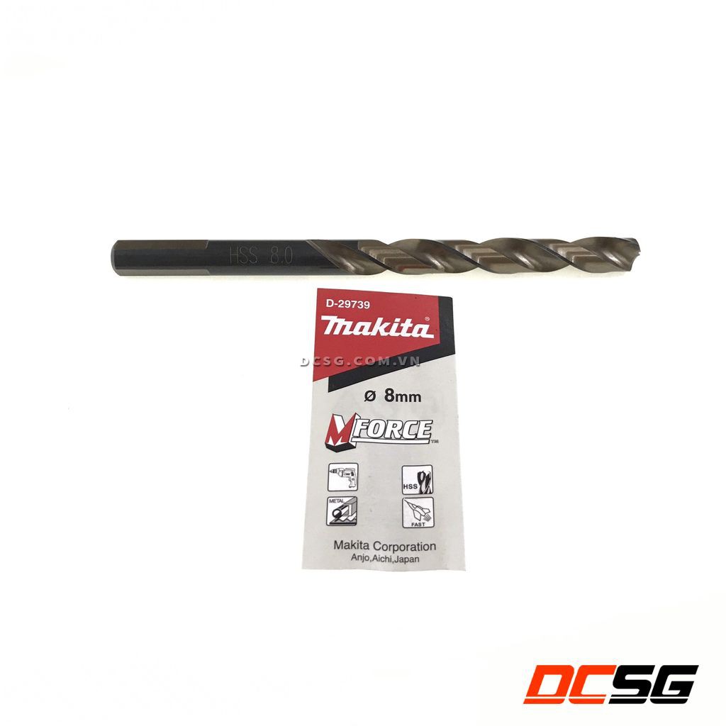 Mũi khoan kim loại HSS M-force 4.0mm-8.5mm Makita