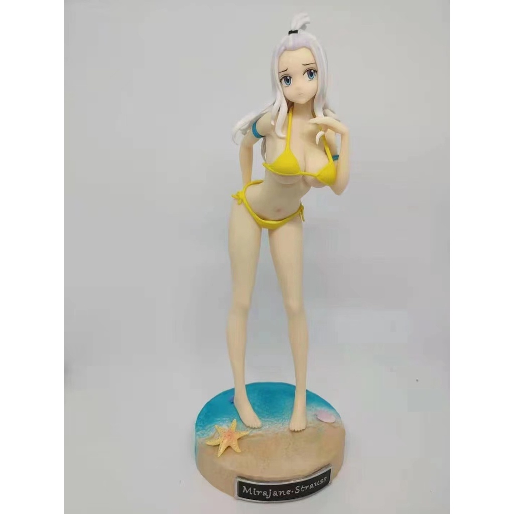 Mô Hình Nhân Vật Erza Scarlet Mirajane Strauss Mặc Bikini 28cm