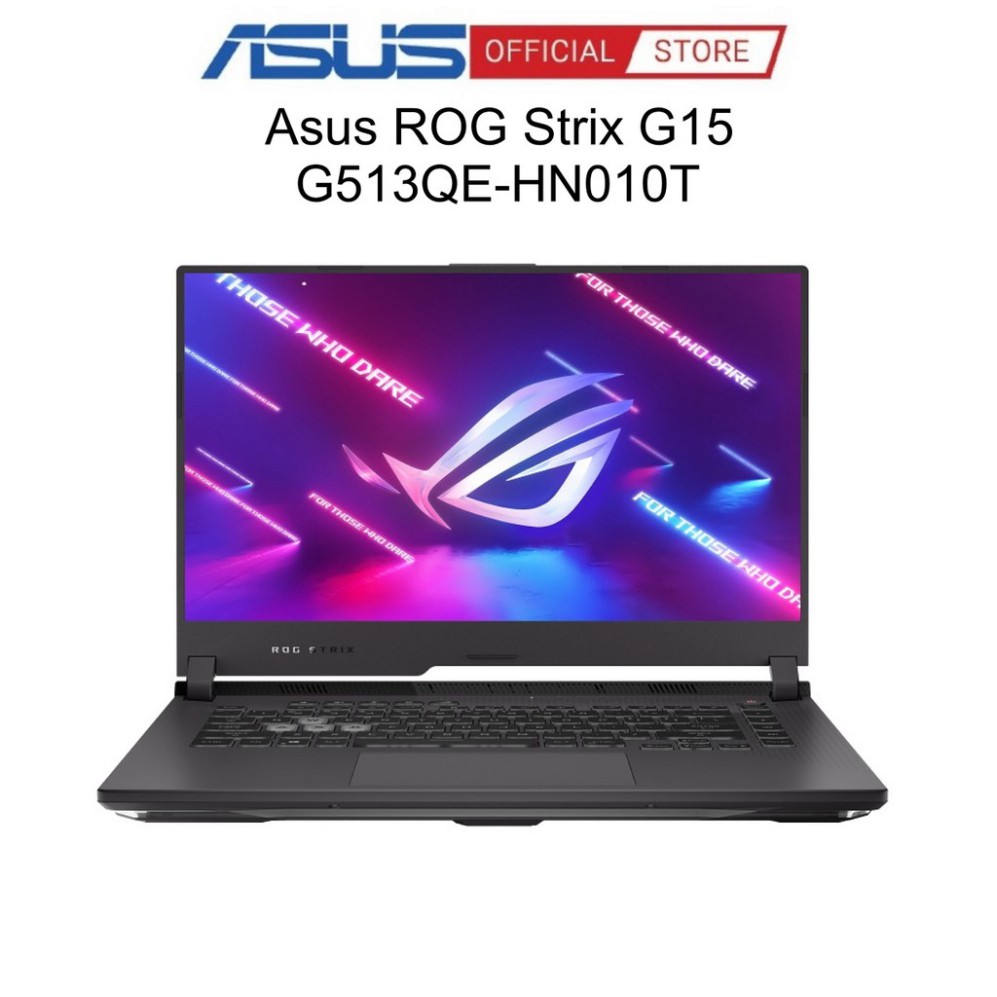 Laptop Asus ROG Strix G15 G513QE-HN010T (Ryzen R7-5800H | 16GB | 512GB | RTX 3050Ti 4GB | 15.6 inch FHD | Win 10 | Xám)