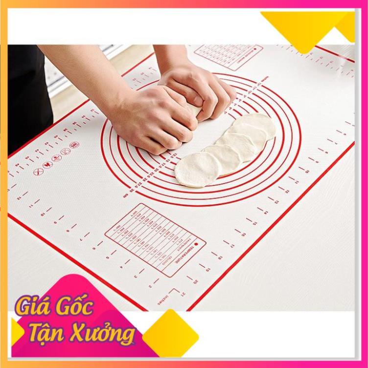 Tấm Lót Nhào Bột 💖Giá Tốt💖 Dụng cụ nhào nặn bột làm bánh vệ sinh an toàn, vệ sinh 40x60cm 9422