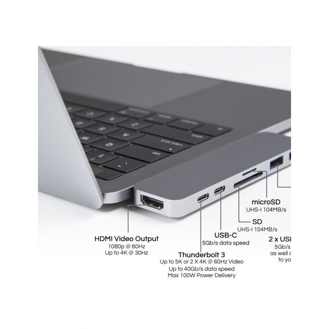 HyperDrive Thunderbolt 3 USB-C Hub Macbook Pro