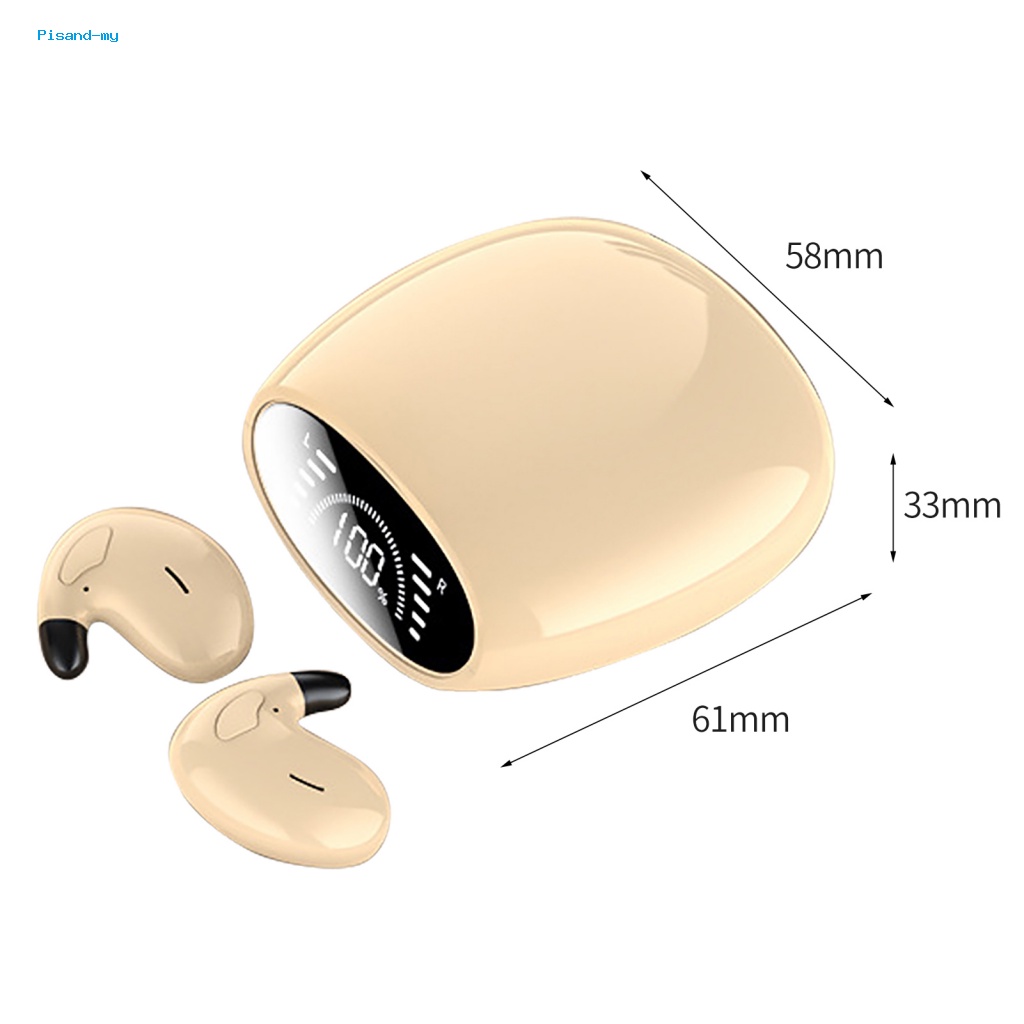 Tai Nghe Nhét Tai Bluetooth Không Dây Màn Hình LED Kỹ Thuật Số Chống Nước IPX5 Điều Khiển Cảm Ứng