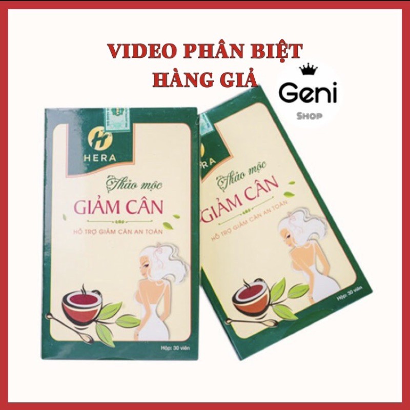 Thảo Mộc Giảm Cân Hera Plus Dạng Viên Mẫu Mới Nhất Giảm Cân Hera Plus Chính Hãng