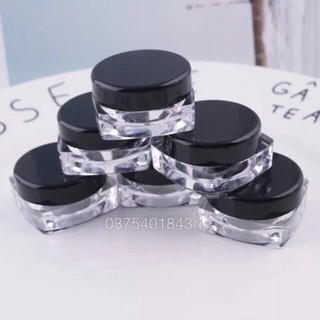 Lọ nhựa đựng mỹ phẩm handmade 3g