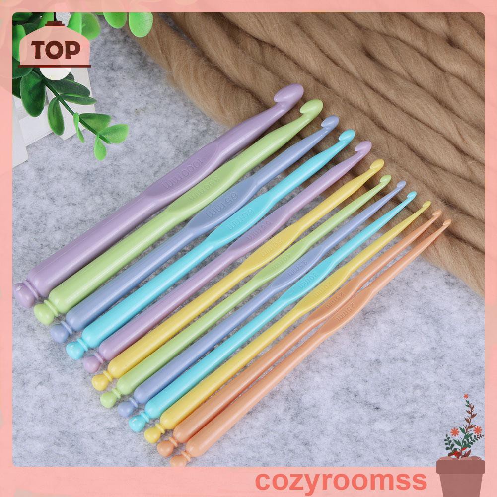 Set 12 Kim Đan Len 2-10mm Bằng Nhựa Tiện Dụng