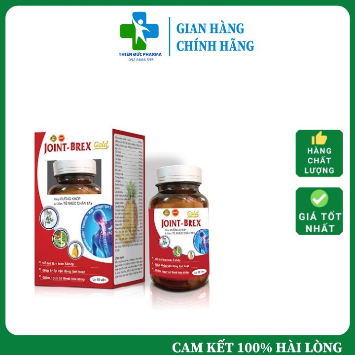 Viên Uống JOINT - BREX GOLD Giúp Tái Tạo, Phục Gồi Mô Sụn Khớp Bị Tổn Thương