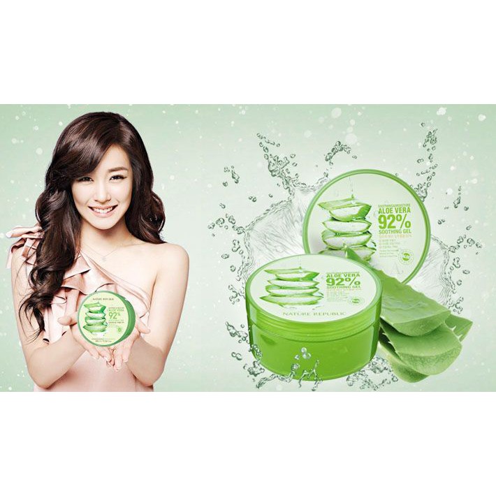 Gel dưỡng đa năng Soothing &amp; Moisture Aloe Vera 92% gel Nature Republic