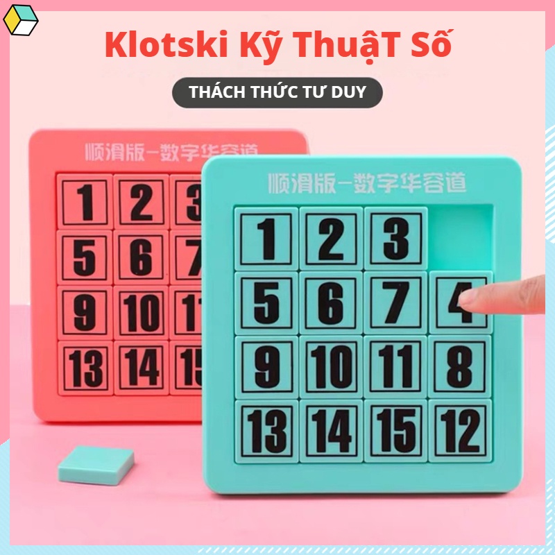 Klotski CâU đố Từ TíNh Kỹ ThuậT Số TrượT đồ ChơI GiáO DụC PháT TriểN Trí NãO Tư Duy Logic CâU đố Trẻ Em