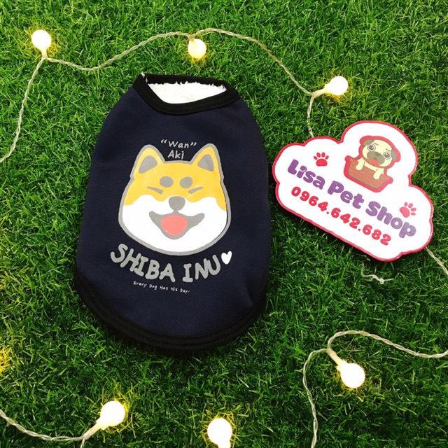 Áo nỉ lót lông shiba