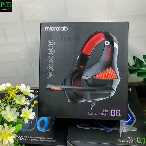 Tai Nghe Gaming Chụp Tai Microlab G6 - Hàng Chính Hãng BH 12 Tháng