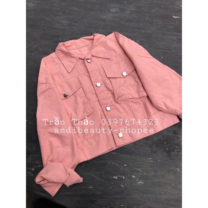 Áo Khoác Thô🍓FREESHIP🍓 Cổ Bẻ Dáng Croptop E'mer💎 Cực Phong Cách Hàng QCCC Loại 1 Siêu Đẹp ❤ KÈM ẢNH THẬT | BigBuy360 - bigbuy360.vn