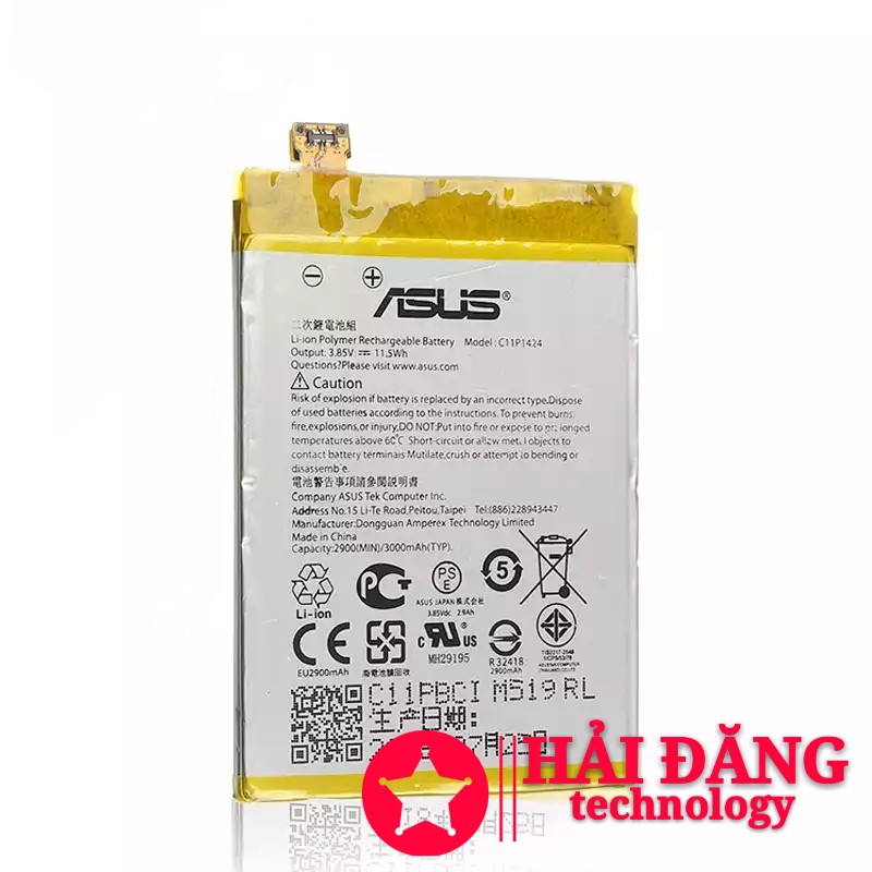 Pin Asus ZenFone 2 ZE551ML ZE550ML Z00AD Z00ADB Z00A Z008D C11P1424 - Tặng Seal Dán Pin