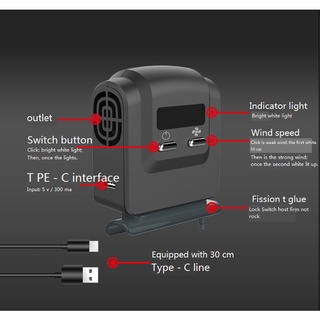 Quạt tản nhiệt cổng USB Type C cho NS Switch/Lite/OLED
