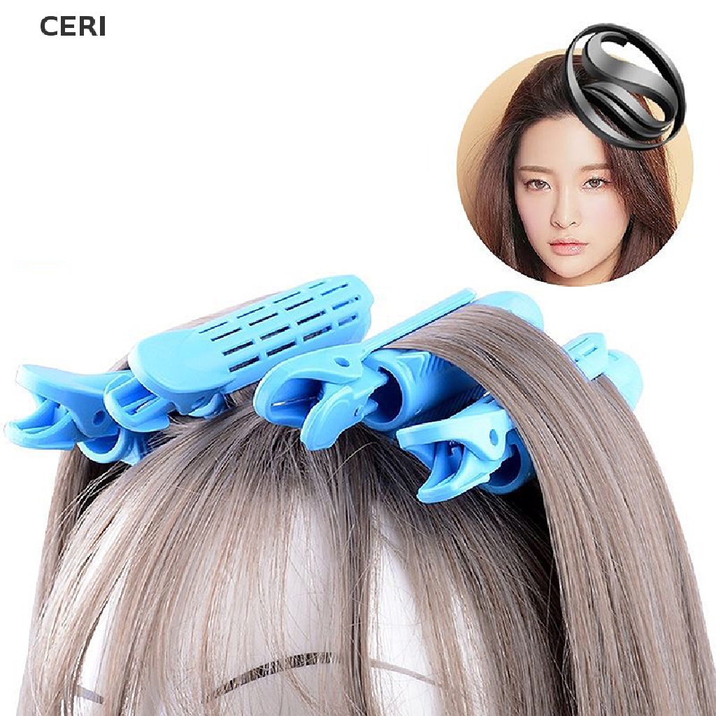 Set 4 Kẹp Tóc Xoăn Tự Nhiên Bằng Nhựa