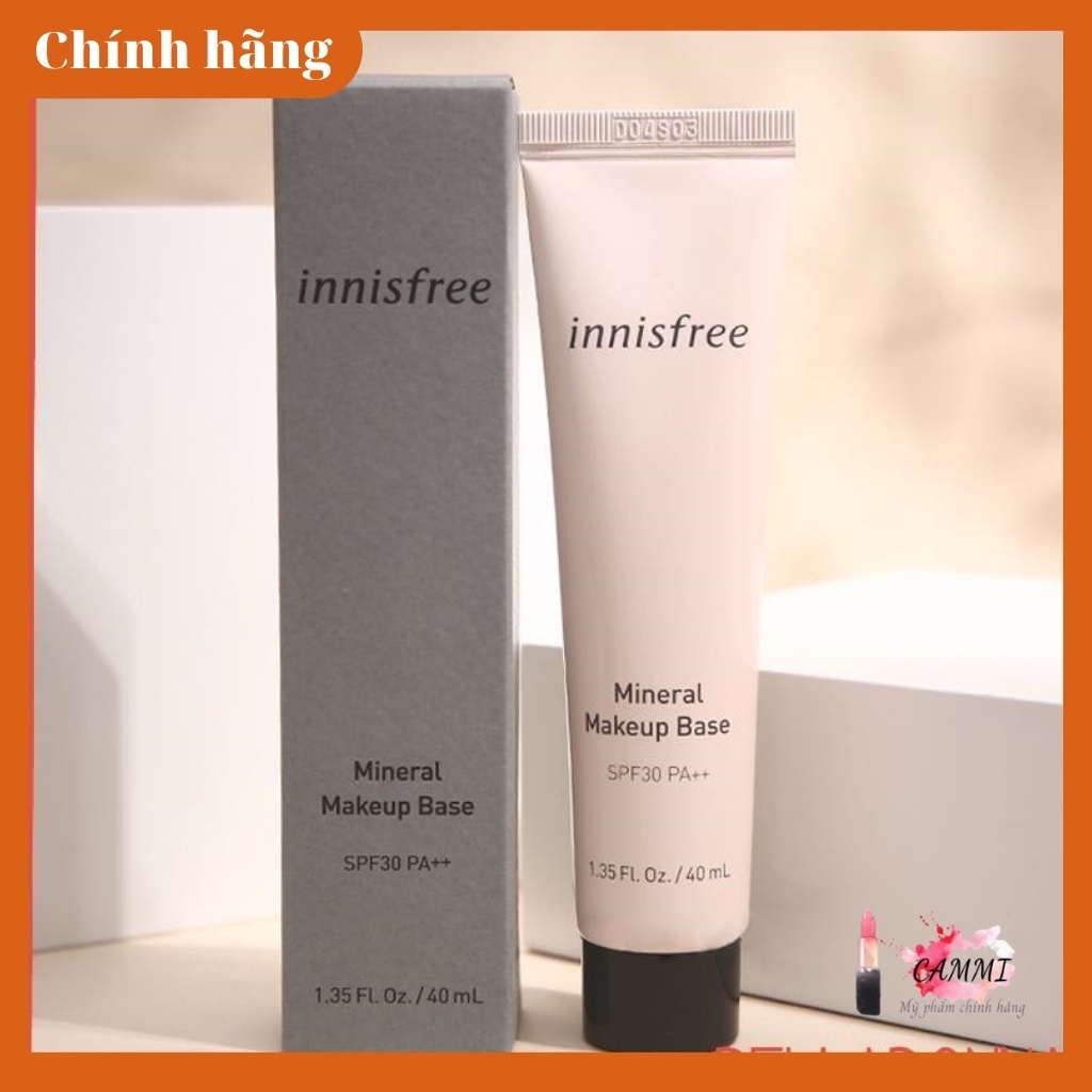 Kem lót trang điểm Innisfree Mineral Makeup Base chính hãng tone 01 40ml