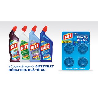 Combo 4 Viên tẩy bồn cầu Gift (4x55g)
