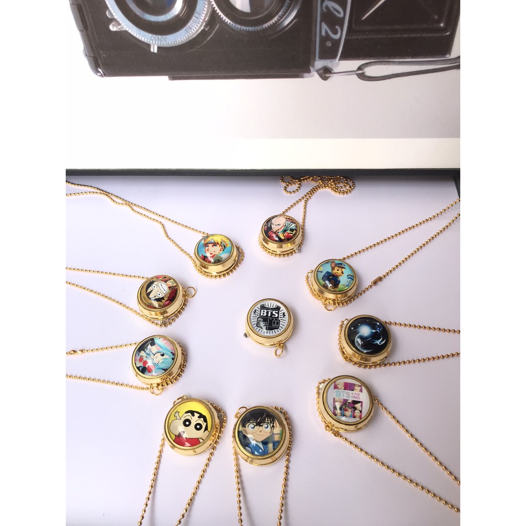 Đồng hồ bỏ túi lắp gập DORA hình ban nhạc thần tượng BTS hoạt hình Anime xoay tròn | BigBuy360 - bigbuy360.vn