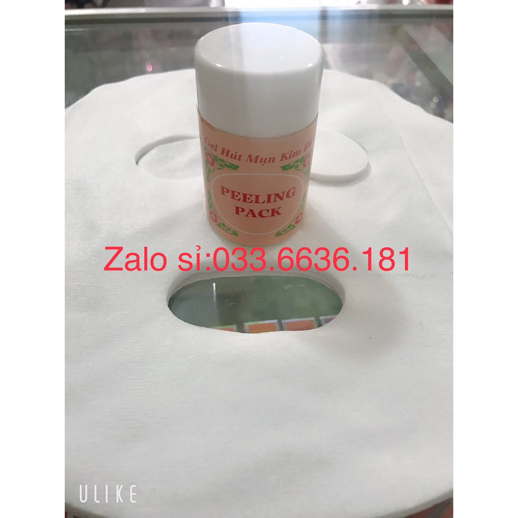 gel lột mụn cám PEELING PACK hủ 60g + 10 miếng mặt nạ giấy