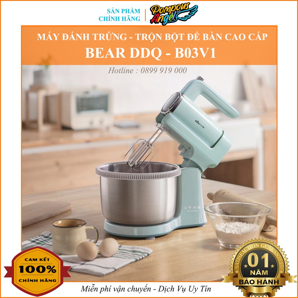 [Chính hãng] Máy trộn nhào bột BEAR DDQ-B03V1 4L chính hãng ,bảo hành 12 tháng , lỗi đổi mới trong 7 ngày