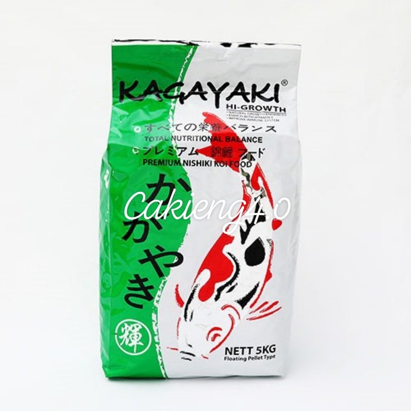 Thức ăn cá Koi Kagayaki tăng màu và tăng trưởng 5kg, 10kg