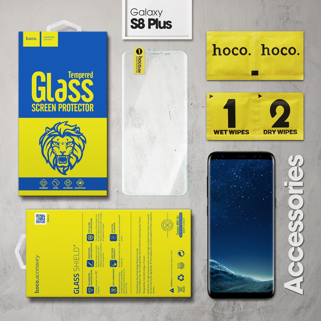 Cường lực Galaxy S8 Plus hiệu Hoco Full màn hình