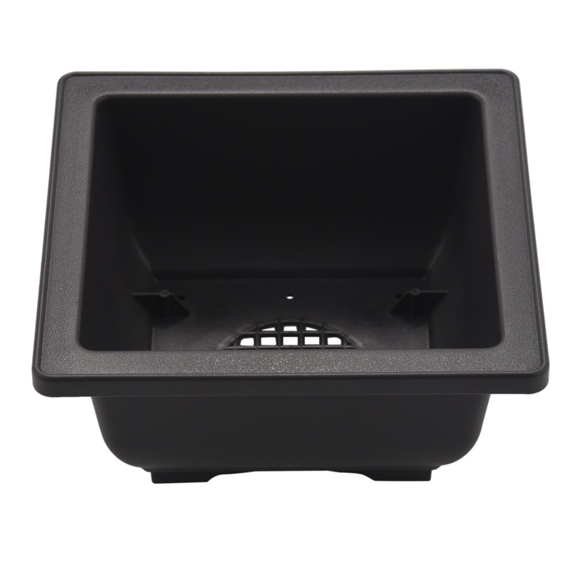 Bộ 15 Chậu Hoa 4.7 Inch Hình Vuông Bằng Nhựa Dùng Trang Trí Nhà Cửa / Sân Vườn