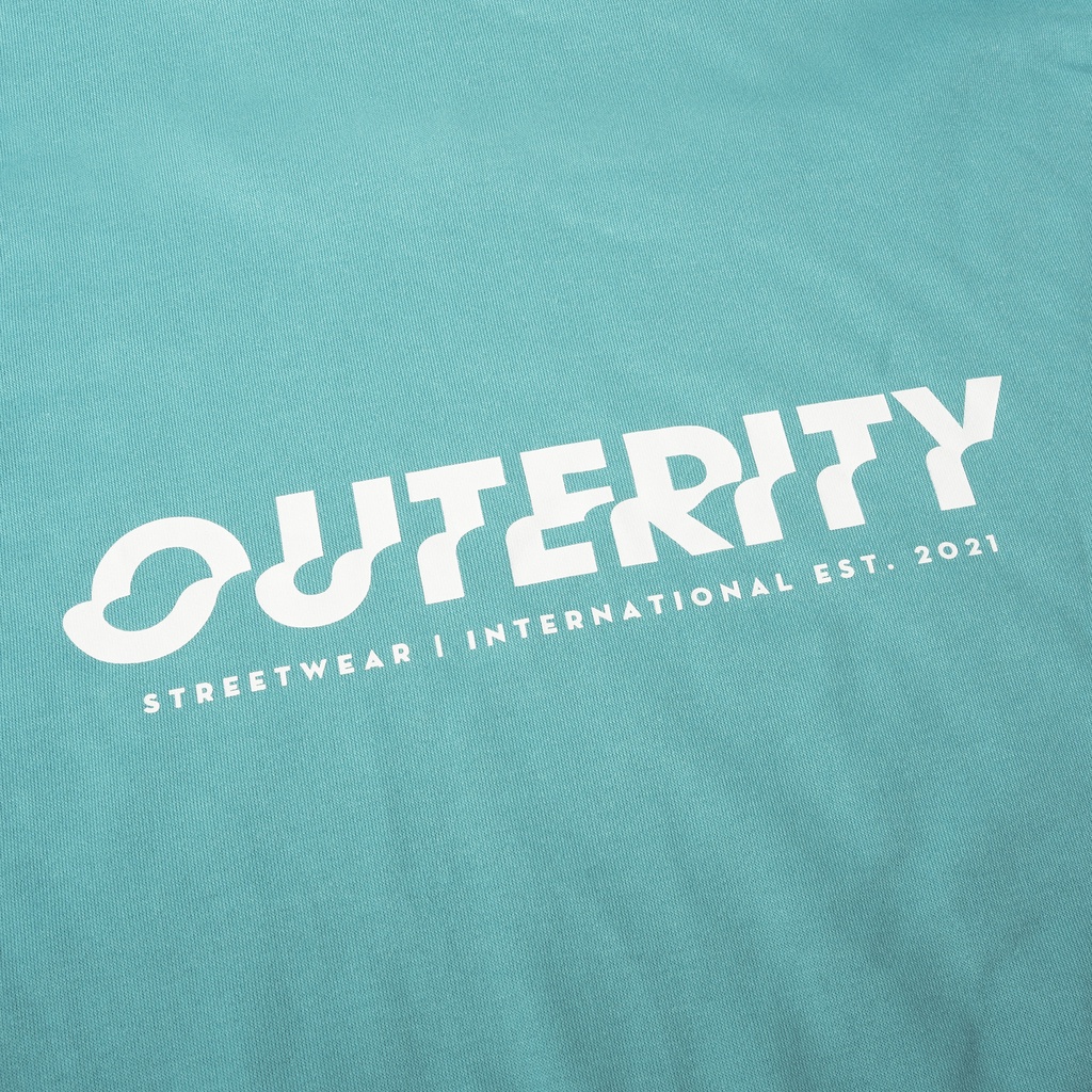 Áo khoác Hoodie trẻ em OuterityKids / Xanh bạc hà / Nỉ da cá - ORK203