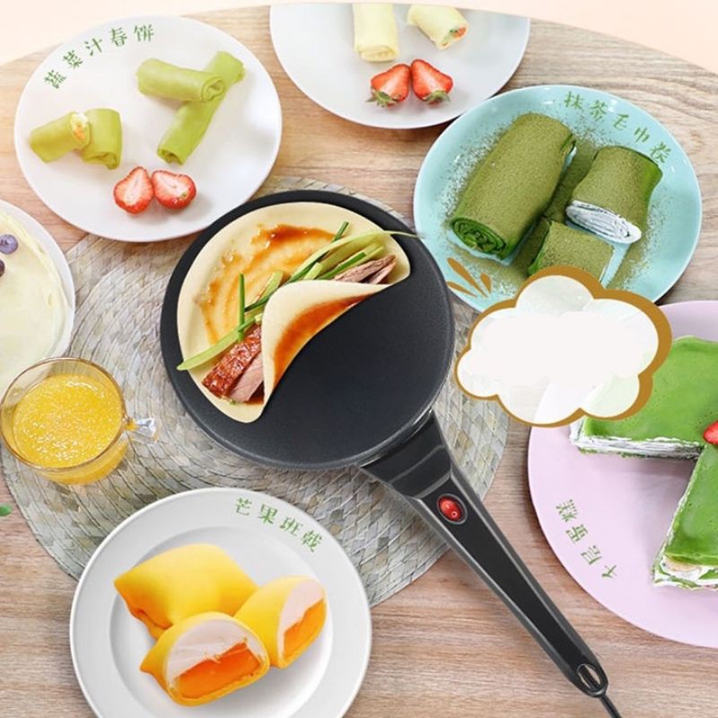 Máy làm bánh tráng, máy làm bánh crepe, làm pancake