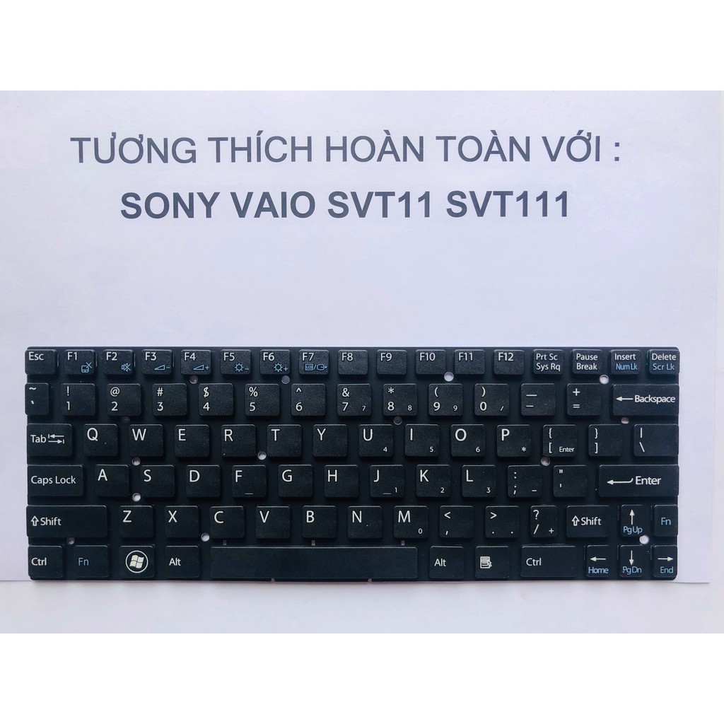 Bàn Phím SONY Vaio SVT11 SVT111 Hàng Mới 100% Bảo Hành 12 Tháng Toàn Quốc