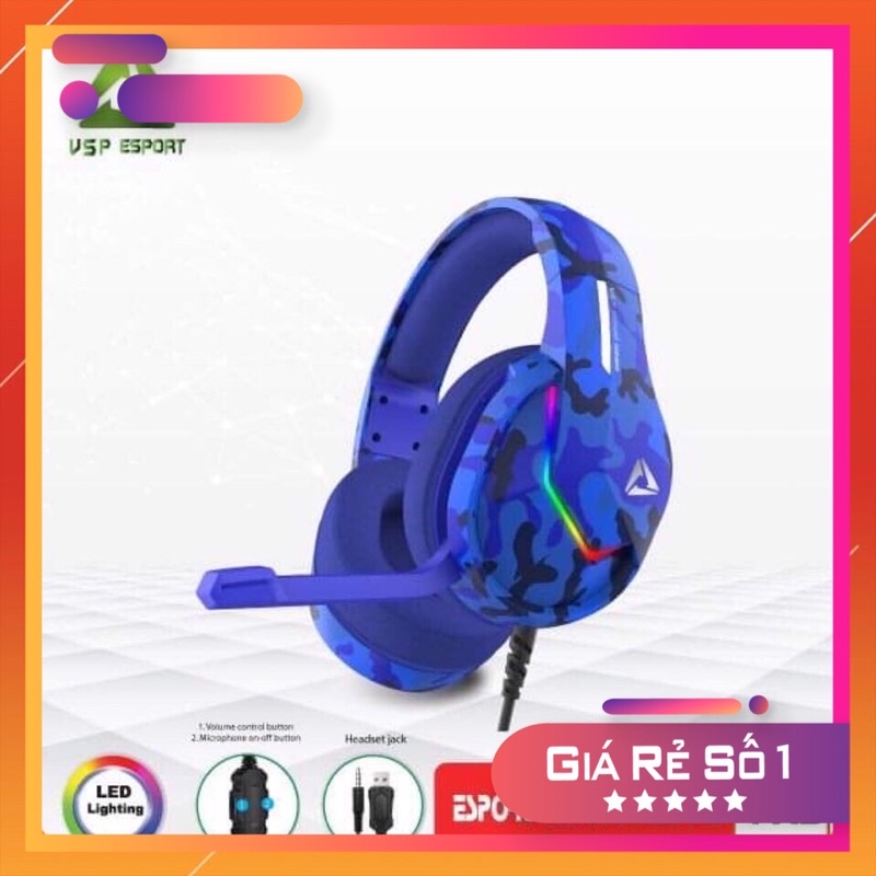 HEADPHONE TAI NGHE GAMING CÓ LED
