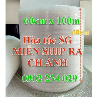 Cuộn Bóng Khí, Màng xốp hơi Bọc hàng Khổ 60cmx100m