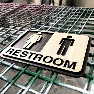 [DECOR] Bảng gỗ toilet Decor