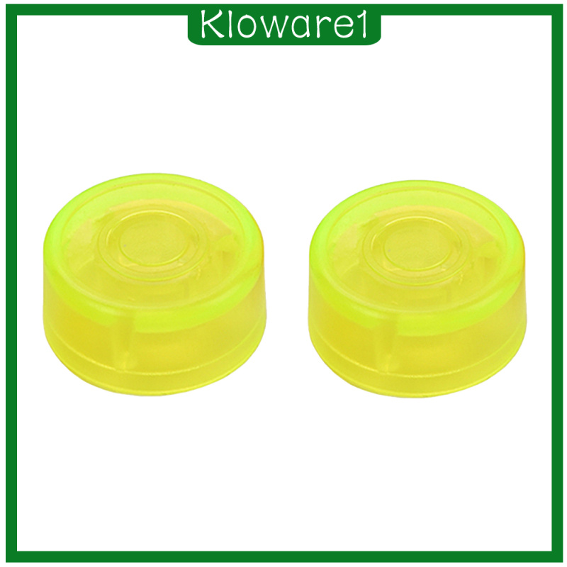 [KLOWARE1]2pcs Footswitch Topper Guitar Effect Pedal Plastic Bumpers Guitar Parts Accs