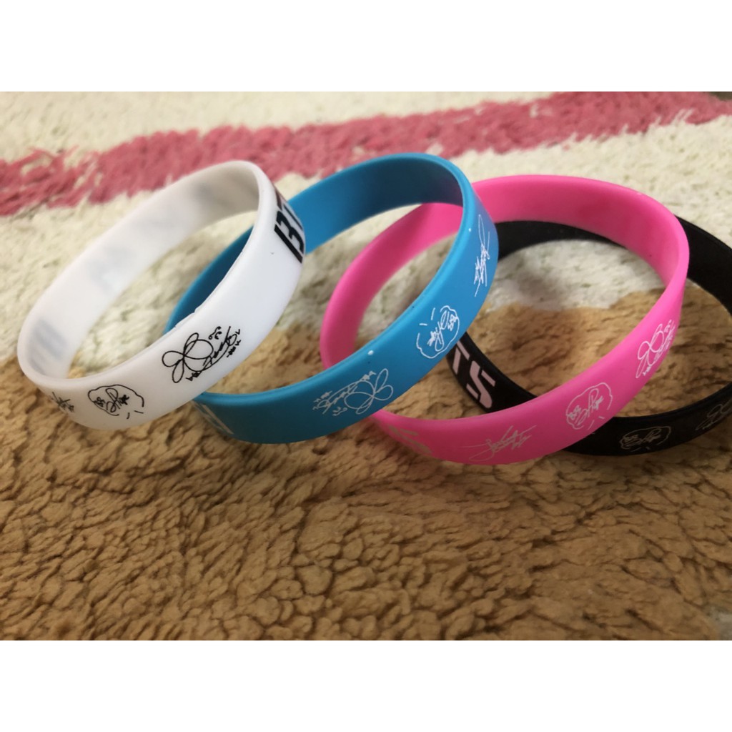 Vòng tay cao su bts wanna one bigbang luhan