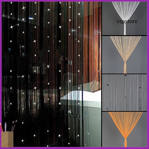 Rèm cửa sổ Đính Hạt Dạng Tua Rua Trang Trí Nhà Cửa