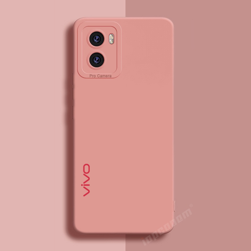 Ốp Điện Thoại Silicon Mềm Màu Trơn Cho VIVO Y15S Y15A Y15C Y01 Y21S Y21G Y21T Y21 Y21A Y21E Y33S Y33T T1X 4G T1 Pro 5G