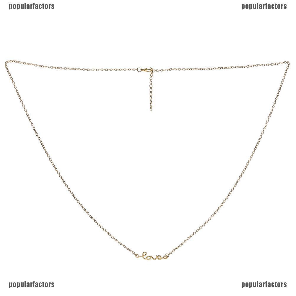 Dây Đeo Hông Mạ Vàng 18k In Chữ LOVE Độc Đáo